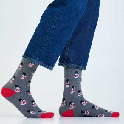 Frosty Fun Men's Crew Socks