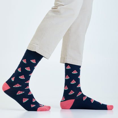 One In A Melon Men's Crew Socks