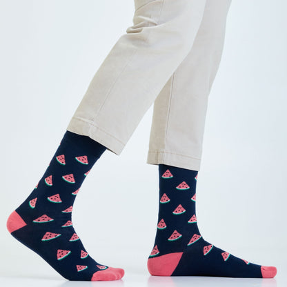 Oh Yum! Set-of-3 Crew Socks for Men