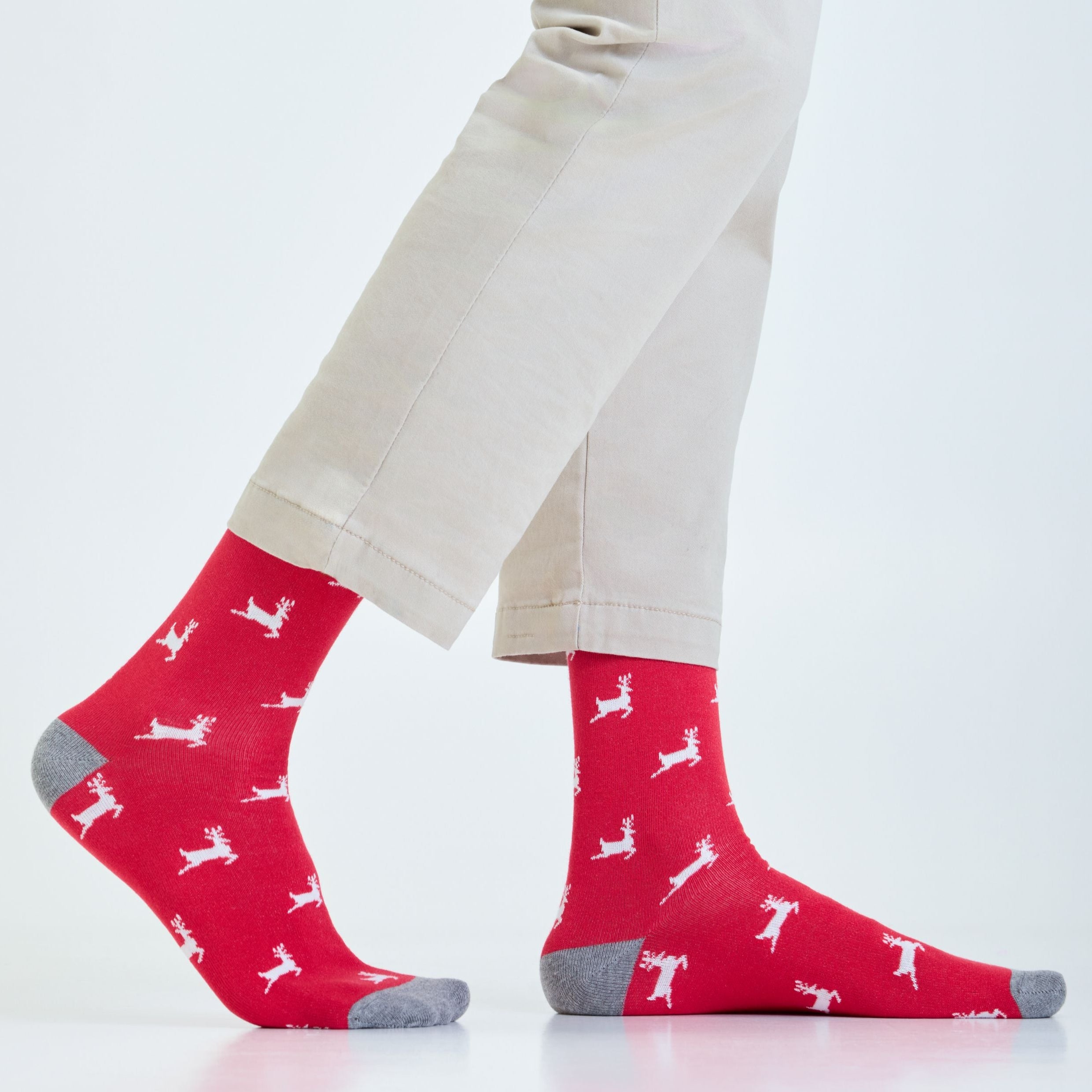 Red Dasher Men's Crew Socks