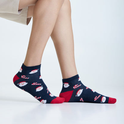 Holiday Hues Trio Set-of-5 Ankle Socks for Men