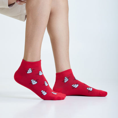 Holiday Hues Trio Set-of-5 Ankle Socks for Men