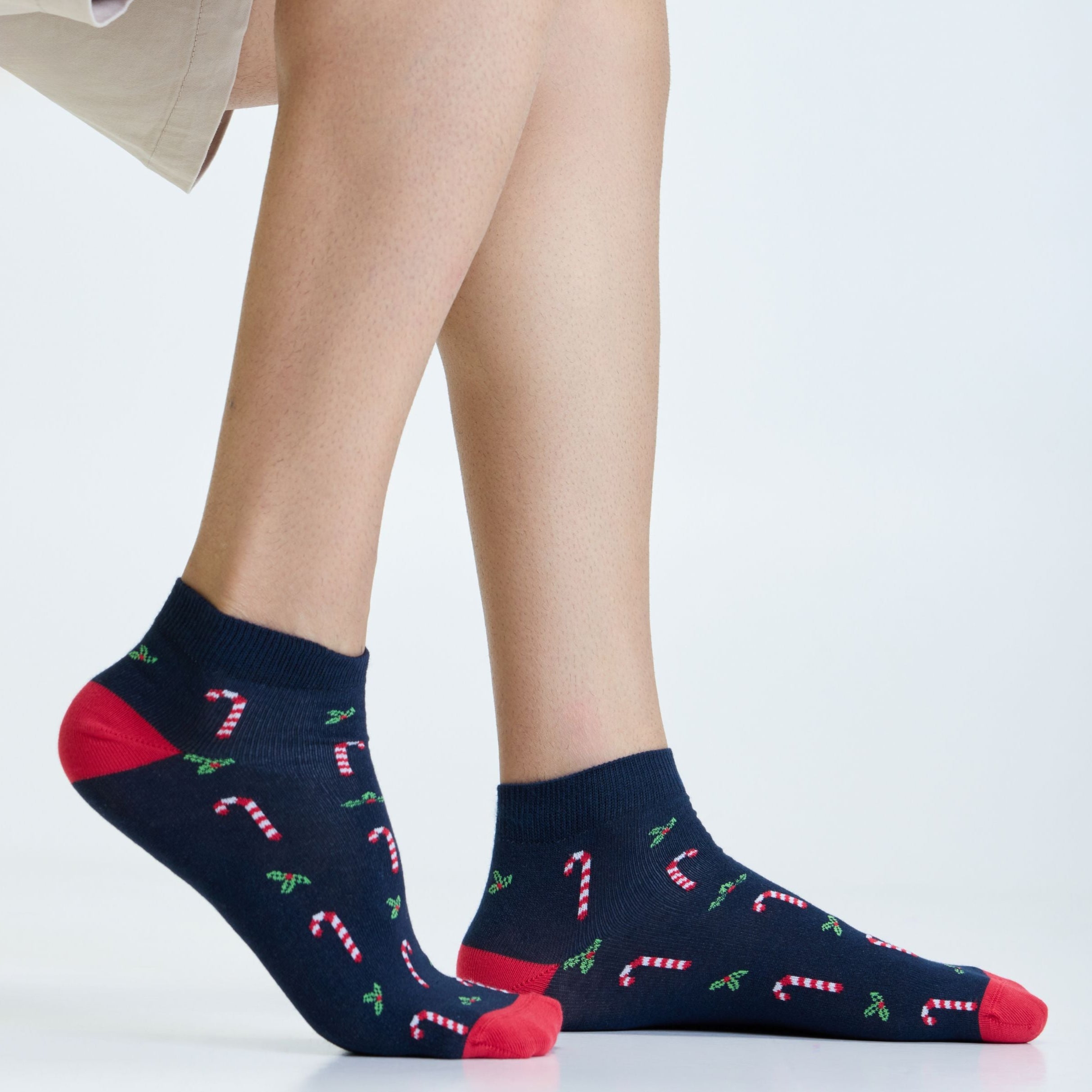 Christmas Set-of-3 Ankle Socks for Men