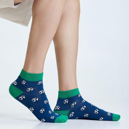 Happy Feet Club Set-of-5 Ankle Socks for Men