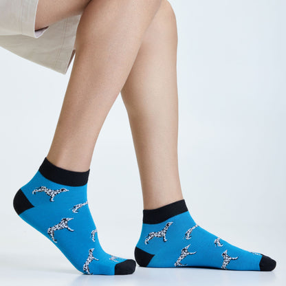 Animals Vibes Set-of-3 Ankle Socks for Men