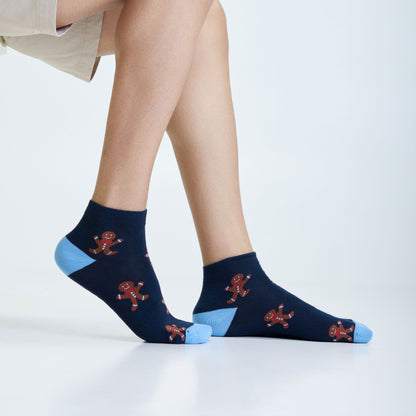 Christmas love Set-of-5 Ankle Socks for Men