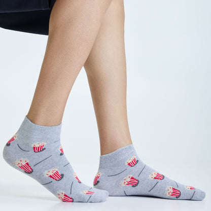 Happy Feet Club Set-of-5 Ankle Socks for Men