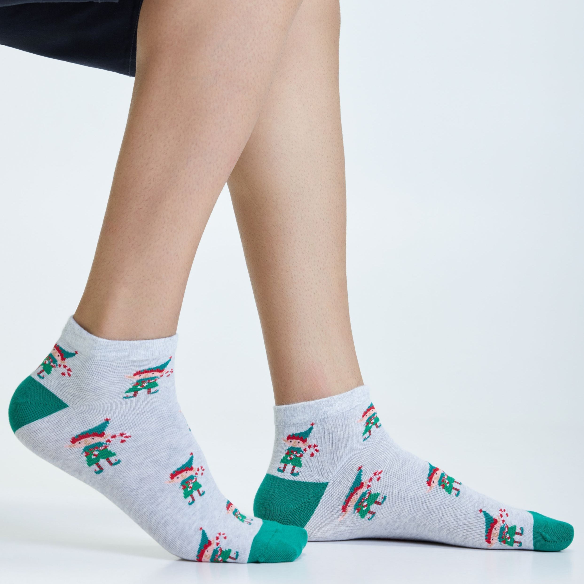Candyland Elf Men's Ankle Socks