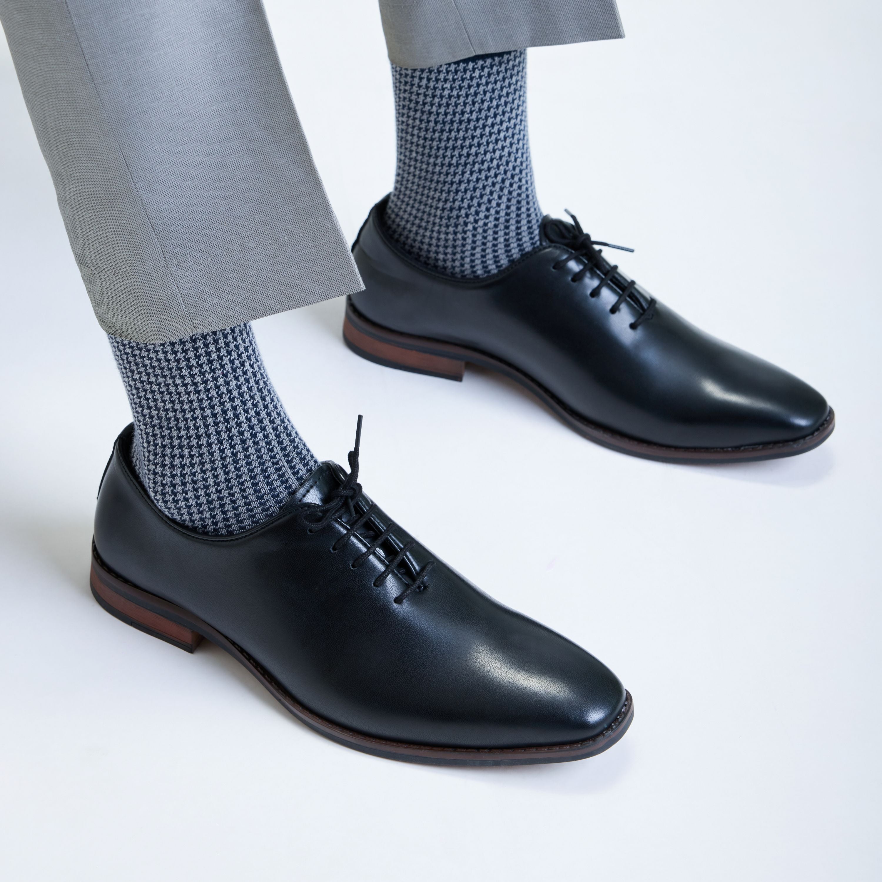 Houndstooth Men's Crew Socks