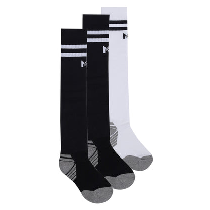 Kids Football Pack of 3 - (Black & White)