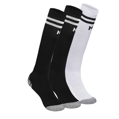 Kids Football Pack of 3 - (Black & White)