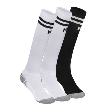 Kids Football Pack of 3 - (White & Black)