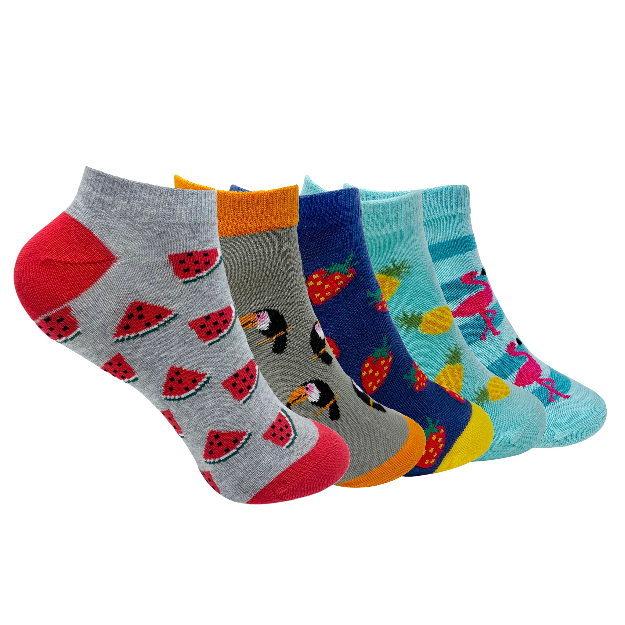Treat Yourself Set-of-5 Ankle Socks for Women