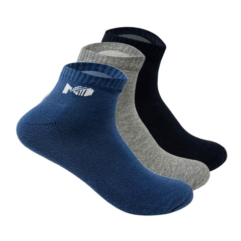Terry Cushioned Sports Basics Set Of 3 Socks