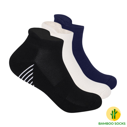 Run This Way Set Of 3 Bamboo Socks For Men