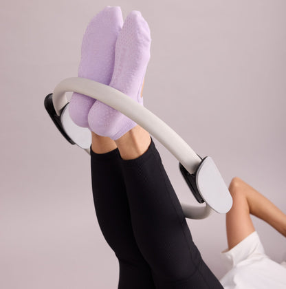Yoga and Pilates Non-Slip Socks for Women - Light Purple