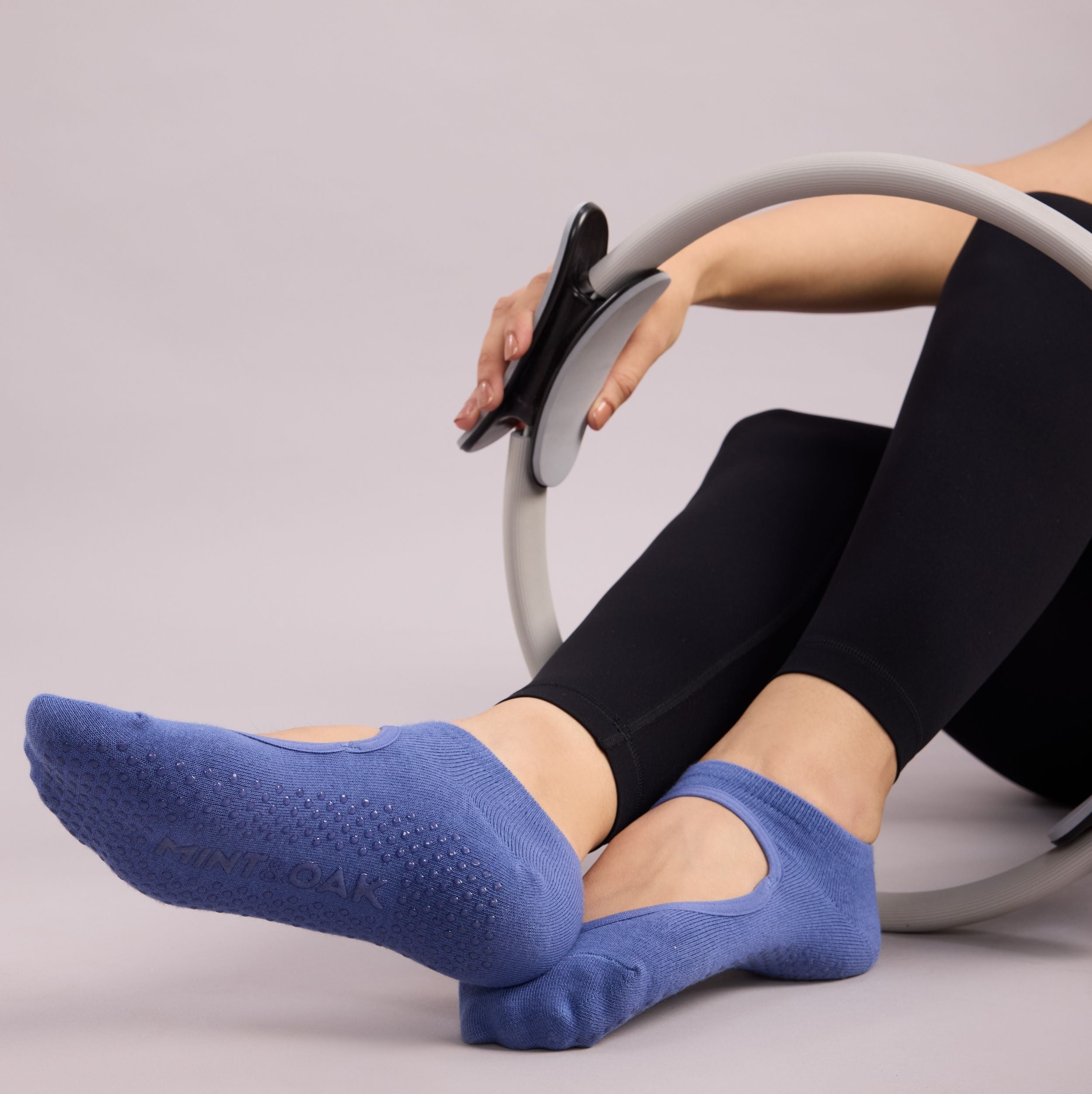 Yoga and Pilates Non-Slip Socks for Women - Royal Blue