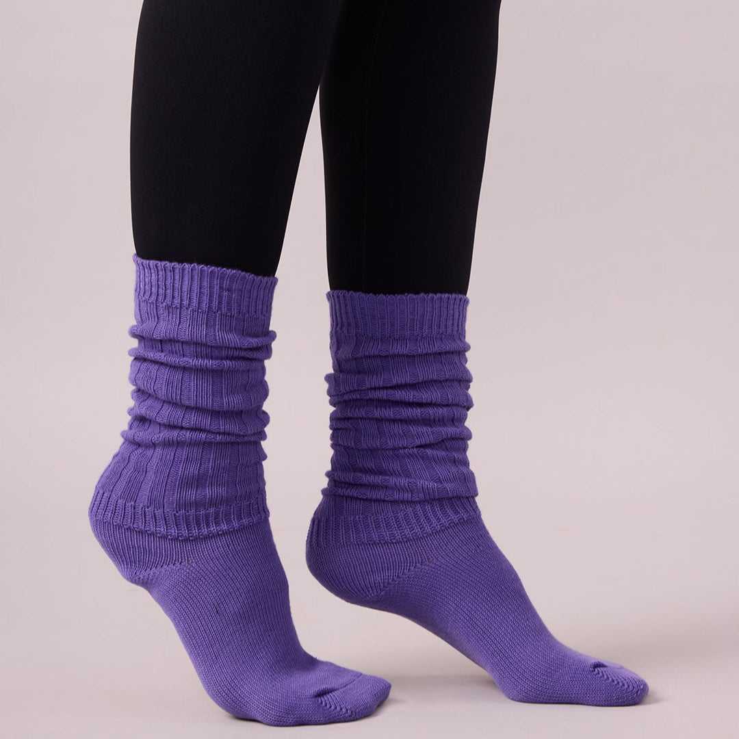 Women's Scrunch / Slouch Socks – Purple