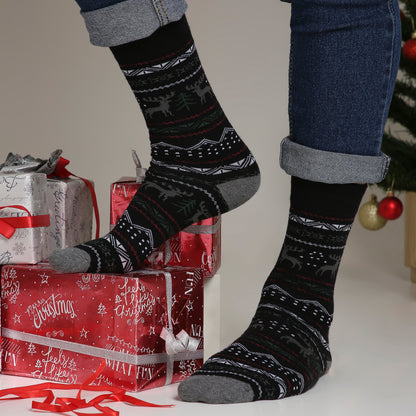 Nordic Reindeer Men's Crew Socks