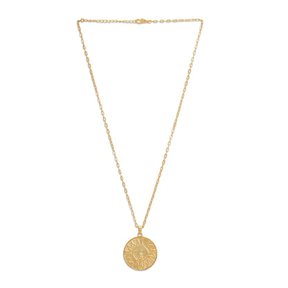 Sun pendant necklace