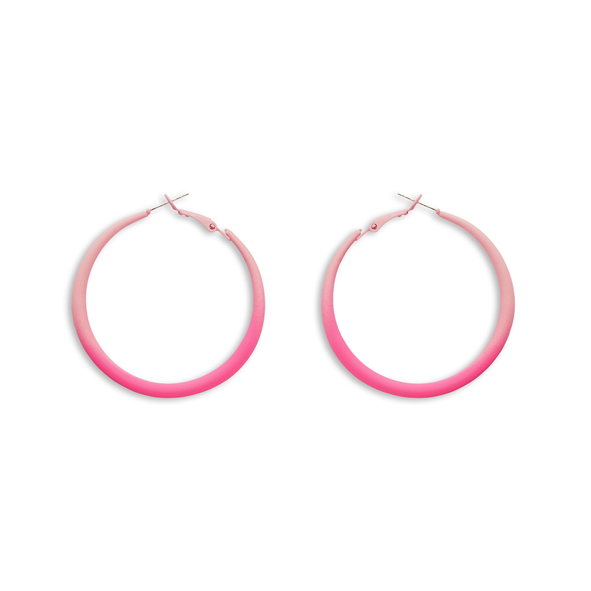 Hot pink hoops