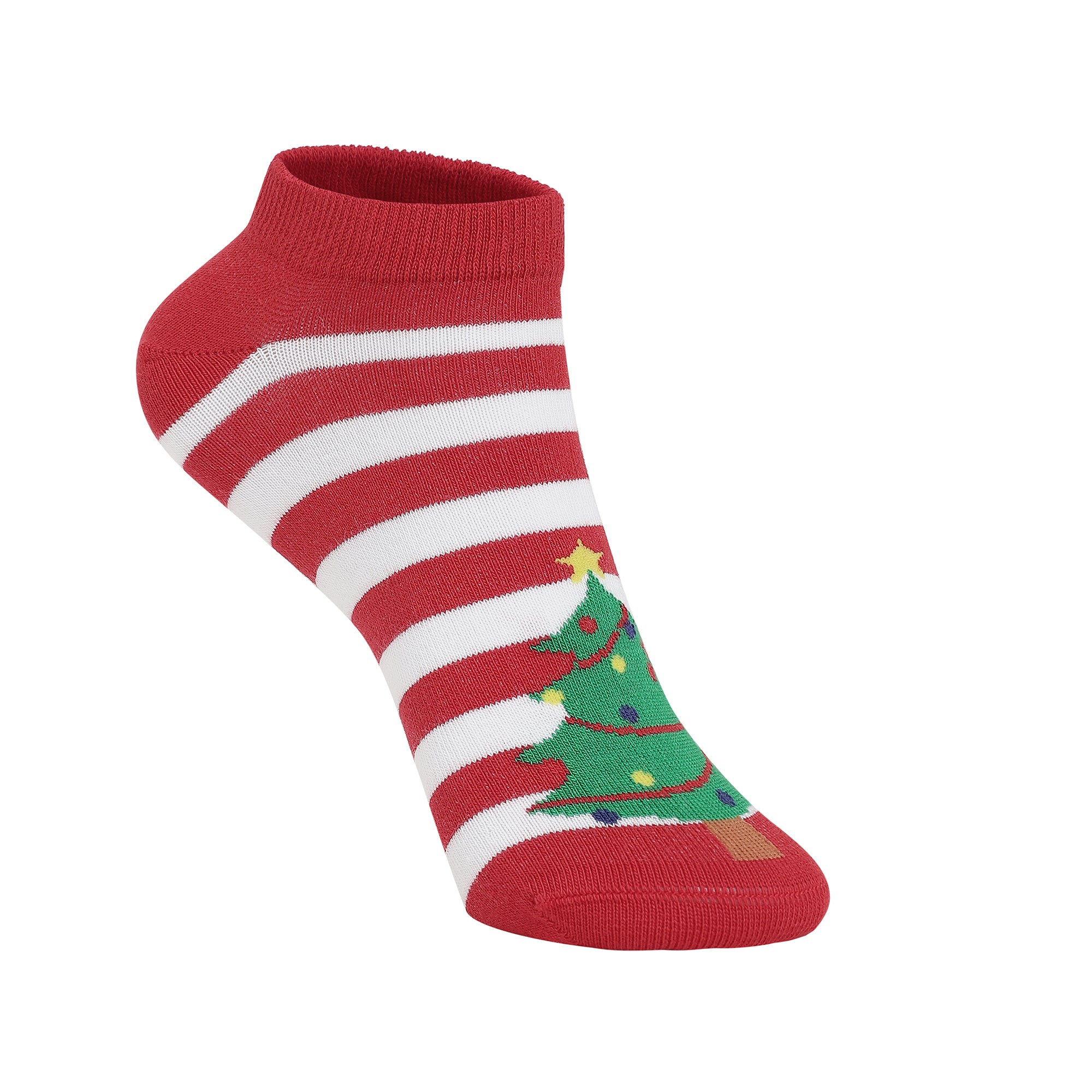 Tree with stripes Socks For Women
