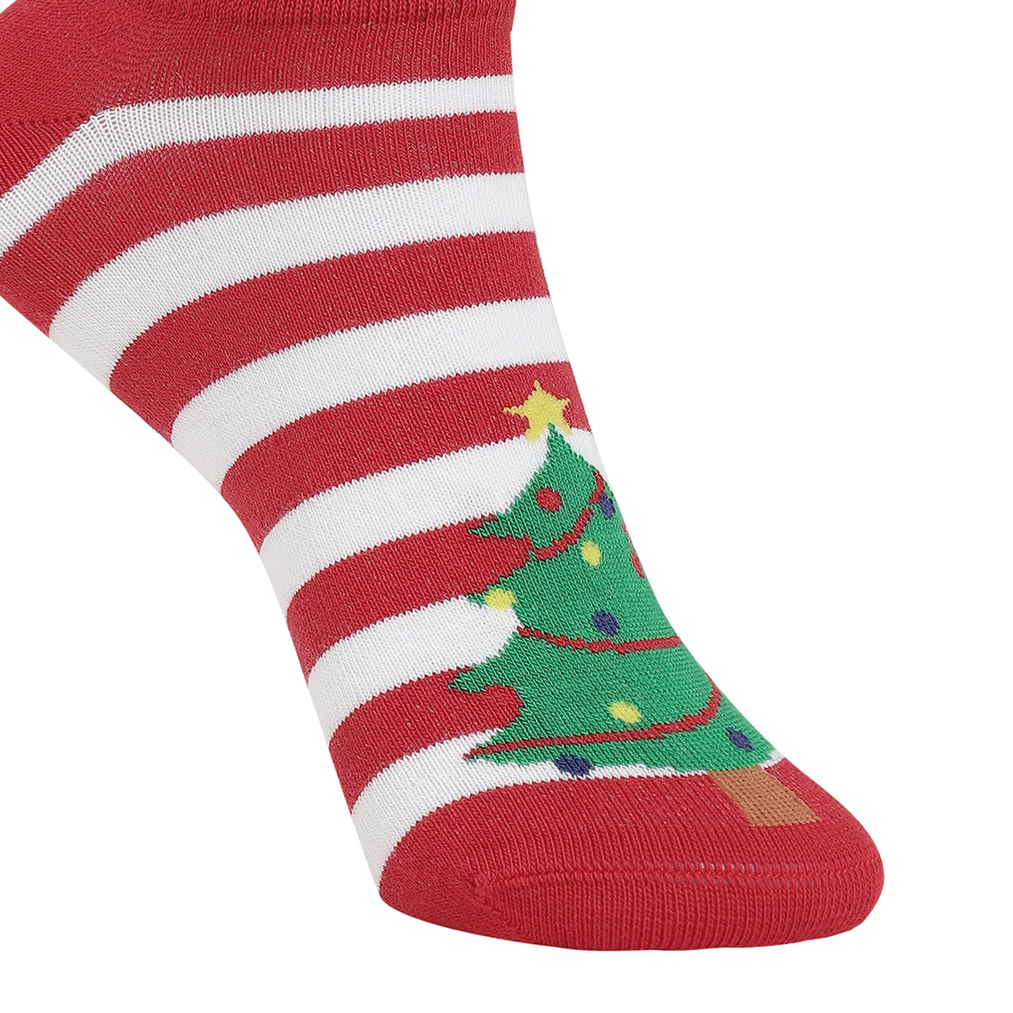 Tree with stripes Socks For Women
