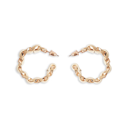 Ivory white Hoops