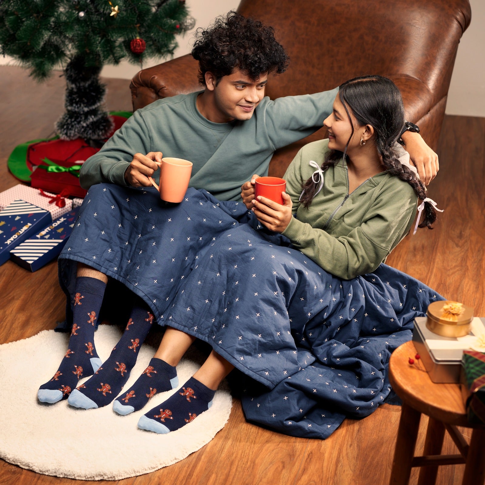 Ginger Men & Women Matching Socks