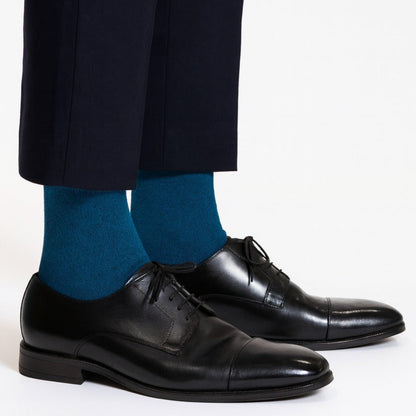 Green Twist Men's Crew Socks