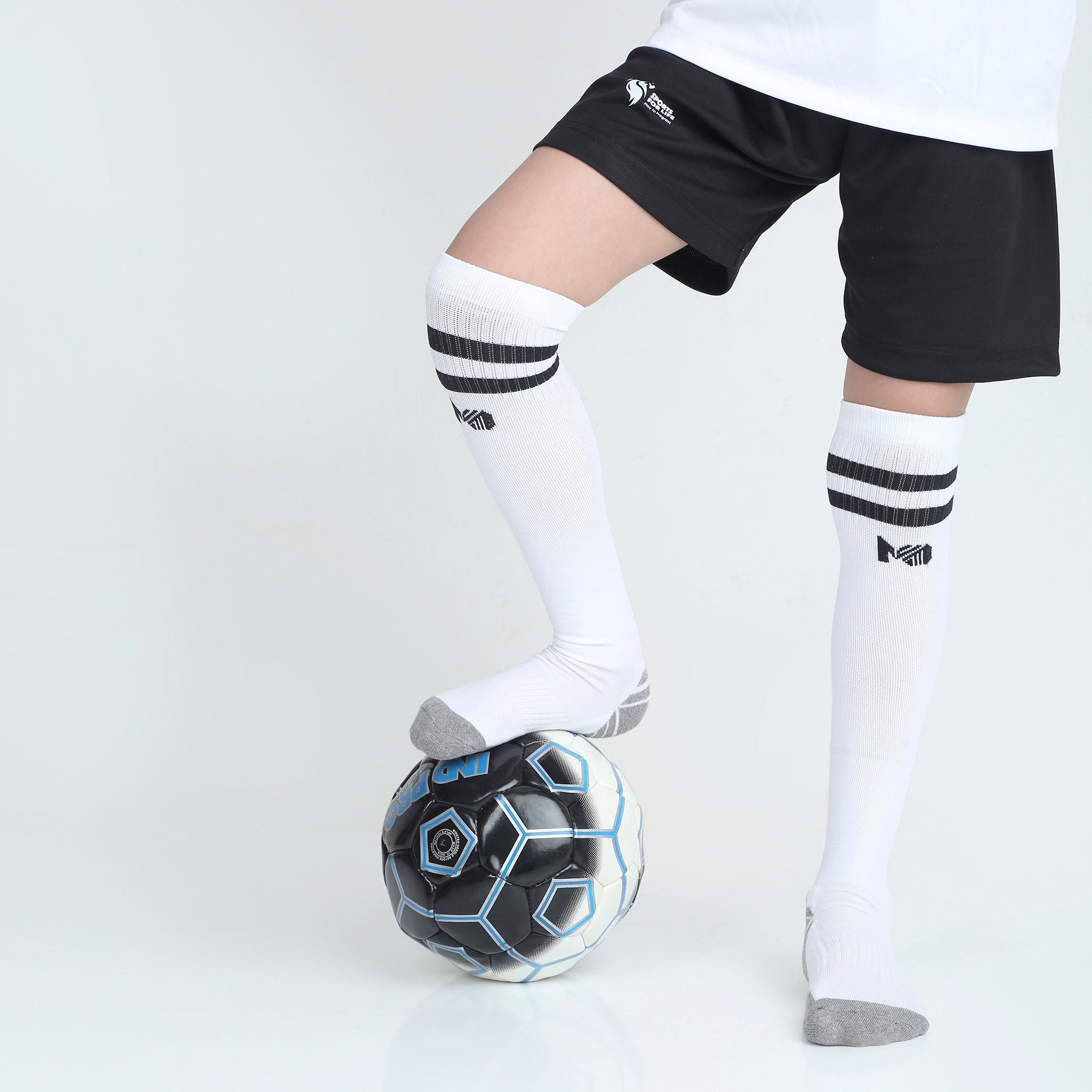 Kids Football Socks - White