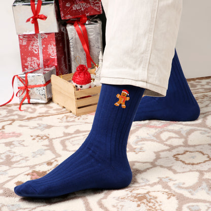 Merry Feet Set-of-3 Crew Socks for Men