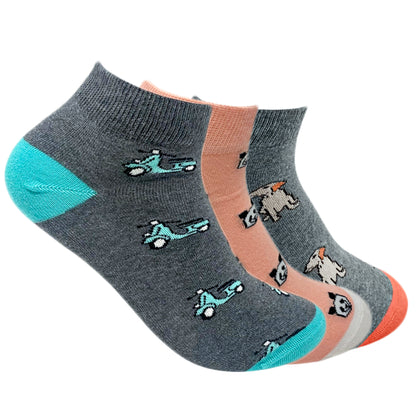 Top Selling Set-of-3 Ankle Socks for Men