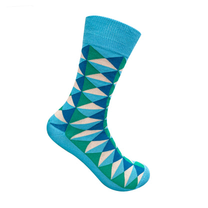 SIMPLY BLUE Set-of-3 Crew Socks for Men