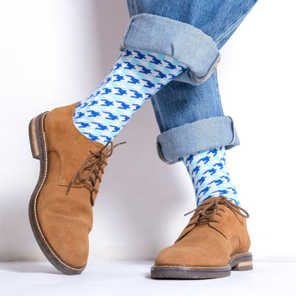 Houndstooth Men's Crew Socks