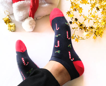 Christmas Set-of-3 Ankle Socks for Women
