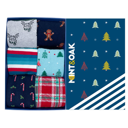 Giftbox of 6 - Stocking love Socks For Men