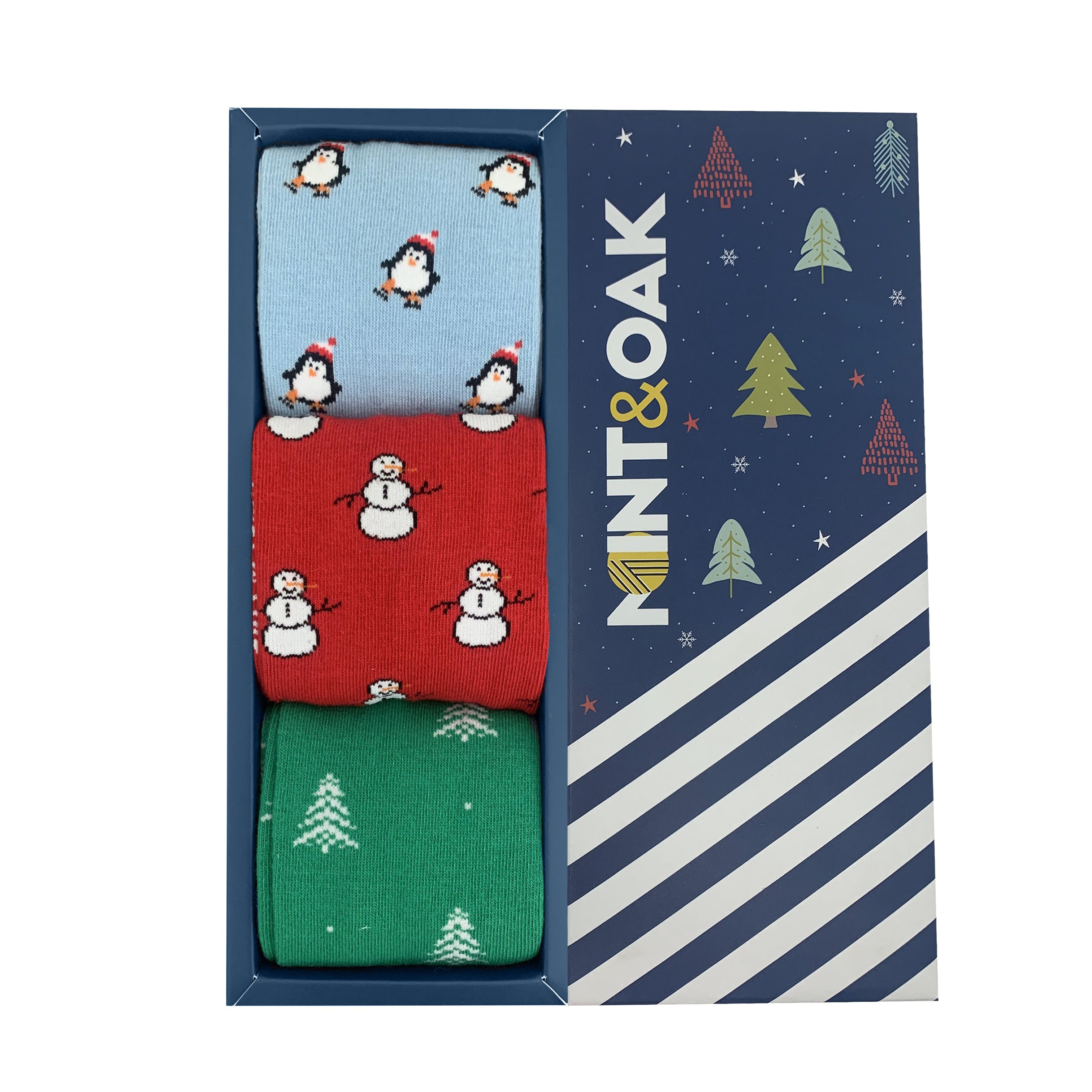 Under the Tree Set-of-3 Crew Socks for Men