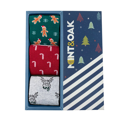 The North Pole Set-of-3 Crew Socks for Men