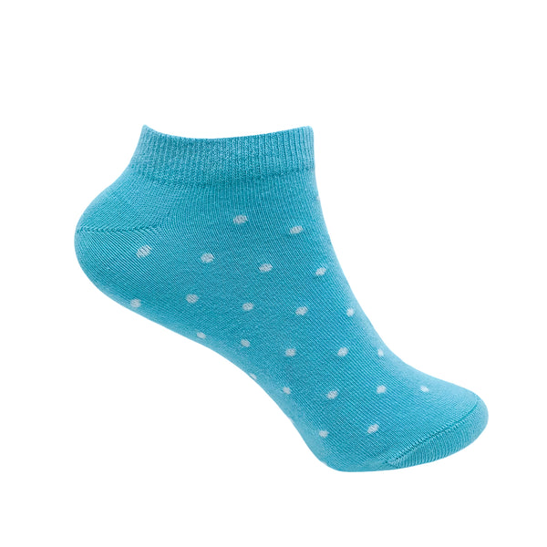 Dot Me Blue Socks For Women