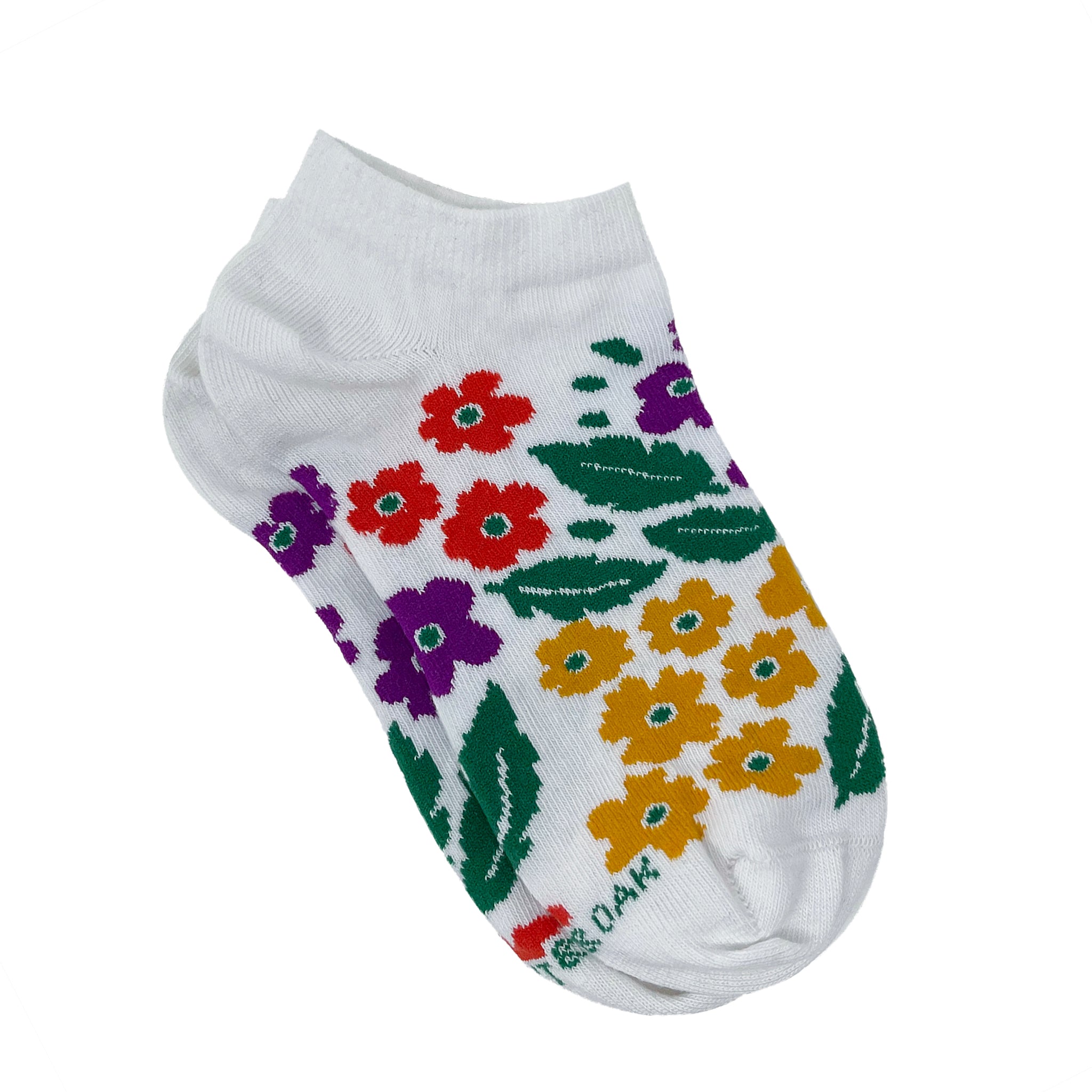 Floral Fun Ankle Socks for Women