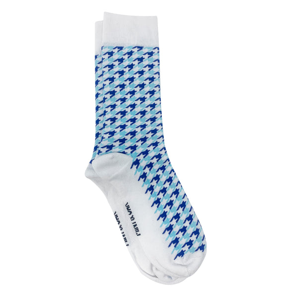 Houndstooth socks for men