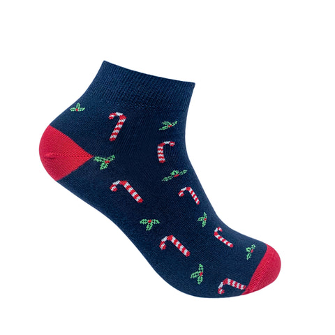 Candycane Ankle Socks For Men