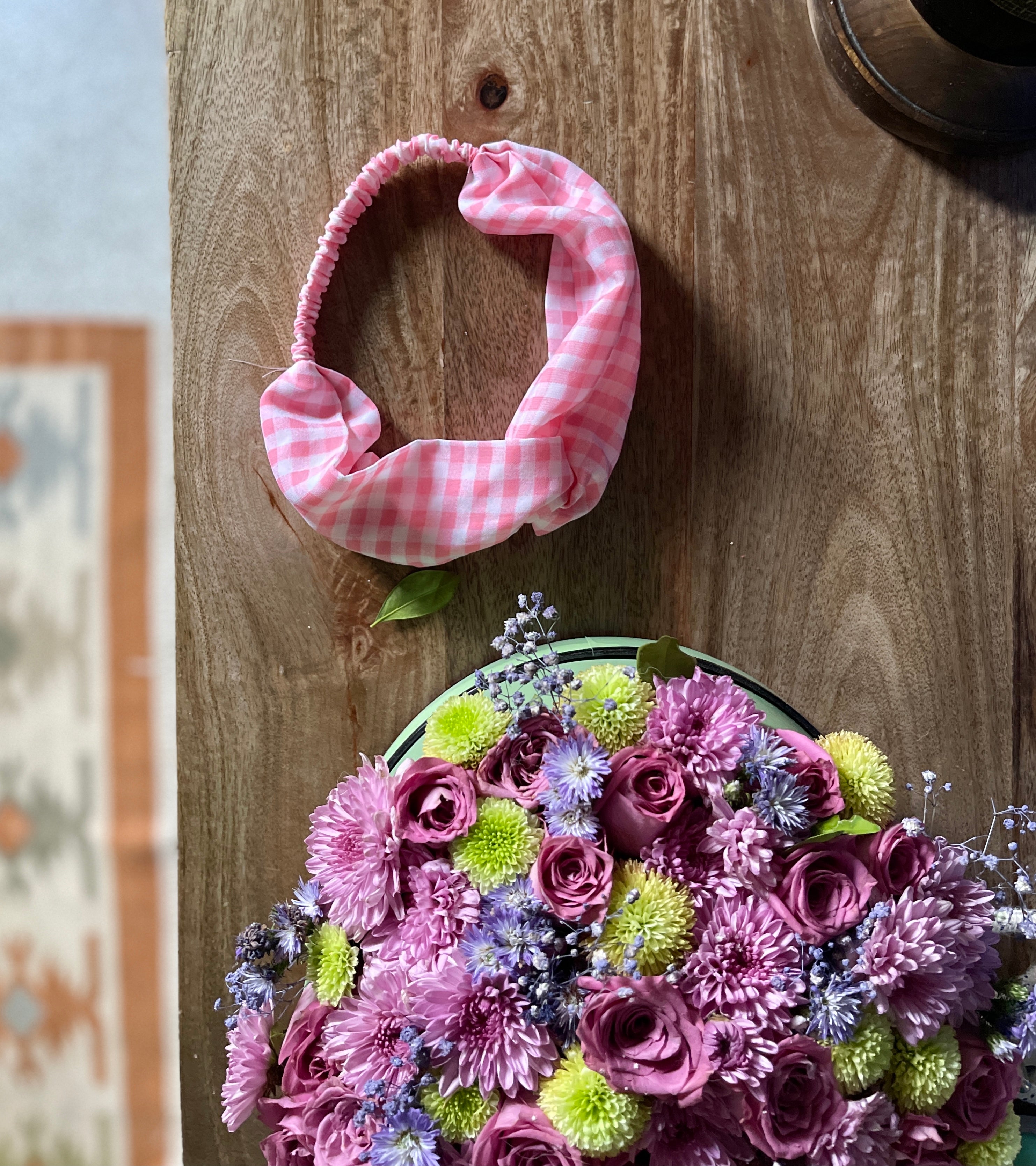 CHECKS THE WAY PINK HAIRBAND