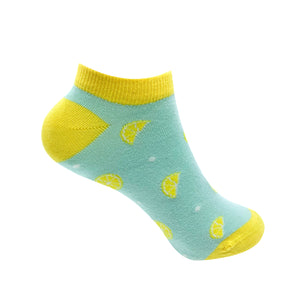 Zesty Lemon Socks For Women