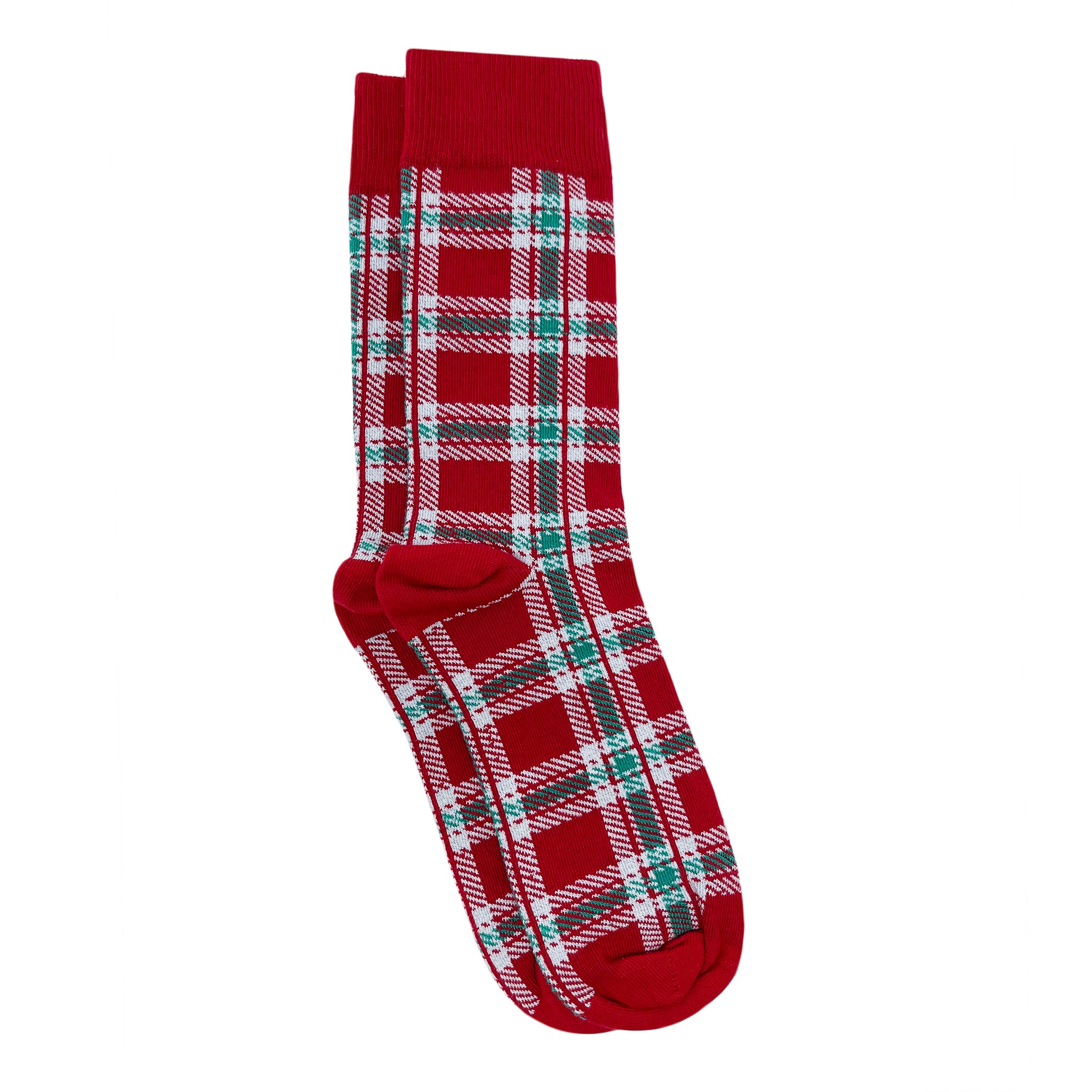 Plaid Up Men's Crew Socks