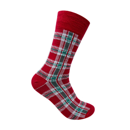 Plaid up Men & Women Matching Socks
