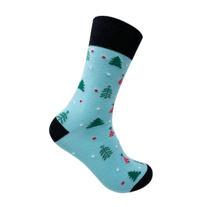 Green X’mas Socks For Men