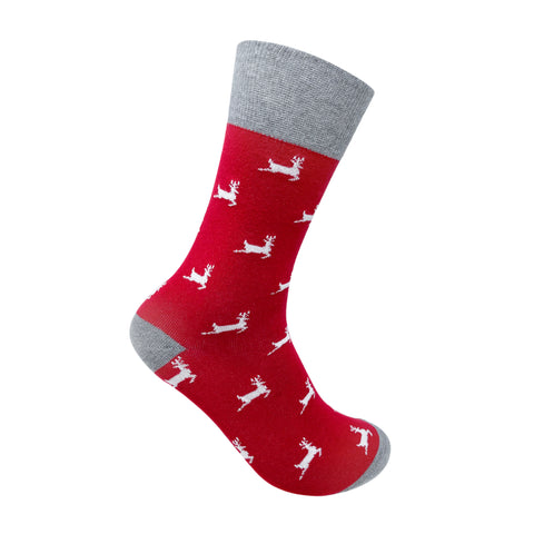Red Dasher Socks For Men