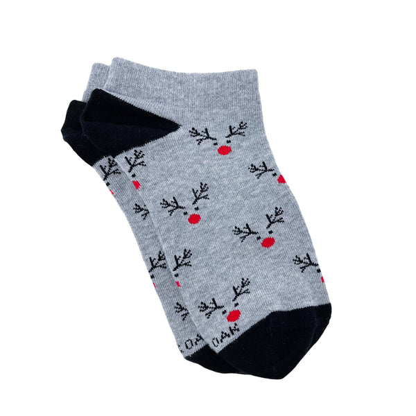 Red Nose Rudolph Socks For Women